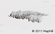 Physical Panoramic Map of Anta, cropped outside