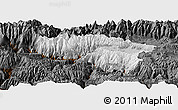 Physical Panoramic Map of Anta, darken