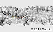 Physical Panoramic Map of Anta, desaturated