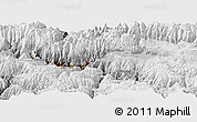 Physical Panoramic Map of Anta, lighten, desaturated