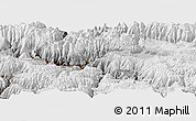 Physical Panoramic Map of Anta, lighten, semi-desaturated