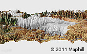 Physical Panoramic Map of Anta, satellite outside