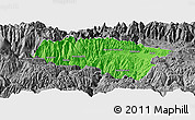 Political Panoramic Map of Anta, desaturated