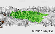 Political Panoramic Map of Anta, physical outside