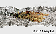 Satellite Panoramic Map of Anta, lighten, semi-desaturated