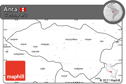 Blank Simple Map of Anta