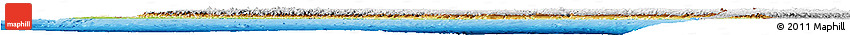 Physical Horizon Map of Peru, lighten, desaturated, land only