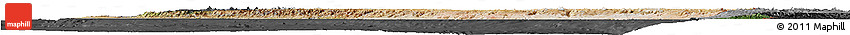 Satellite Horizon Map of Peru, darken, desaturated