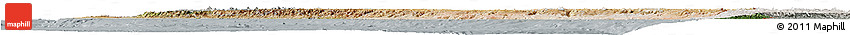Satellite Horizon Map of Peru, lighten, semi-desaturated
