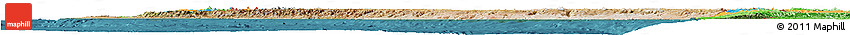 Satellite Horizon Map of Peru, political outside, satellite sea