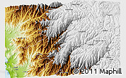 Physical 3D Map of Canta