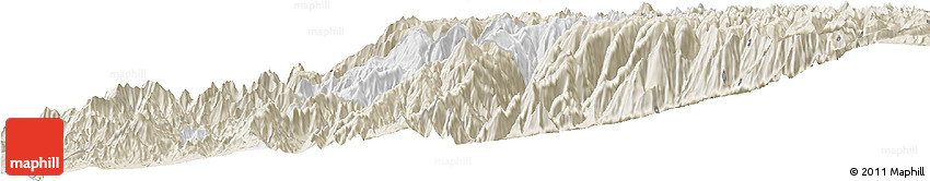 Classic Style Horizon Map of Canta