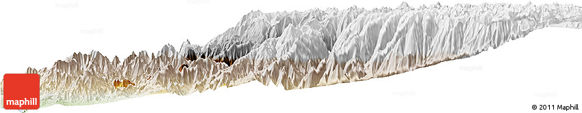 Physical Horizon Map of Canta, lighten