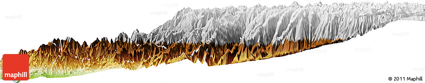 Physical Horizon Map of Canta