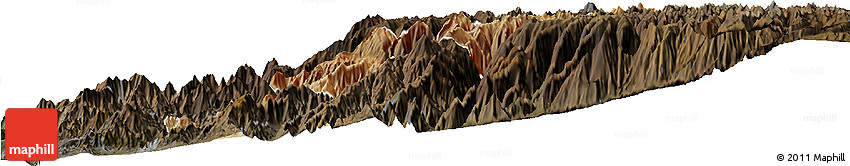 Satellite Horizon Map of Canta, darken