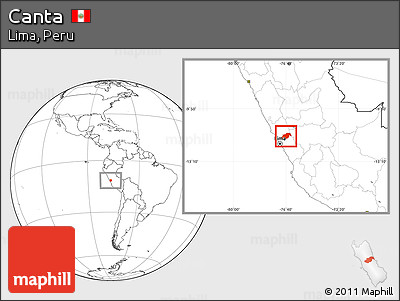 Blank Location Map of Canta