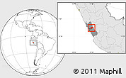 Blank Location Map of Canta, highlighted country, highlighted parent region