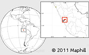 Blank Location Map of Canta