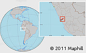 Gray Location Map of Canta