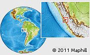 Physical Location Map of Canta