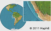 Satellite Location Map of Canta