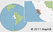 Savanna Style Location Map of Canta, highlighted country, highlighted parent region