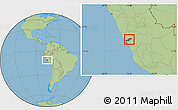 Savanna Style Location Map of Canta