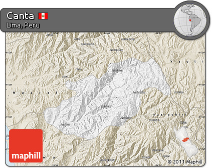 Classic Style Map of Canta