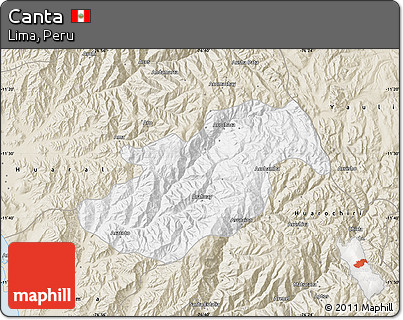 Classic Style Map of Canta