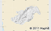 Classic Style Map of Canta, single color outside