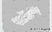 Gray Map of Canta, single color outside