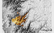 Physical Map of Canta, desaturated