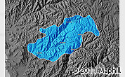 Political Map of Canta, darken, desaturated