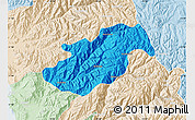 Political Map of Canta, lighten