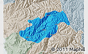 Political Map of Canta, lighten, semi-desaturated