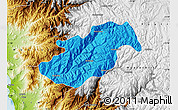 Political Map of Canta, physical outside