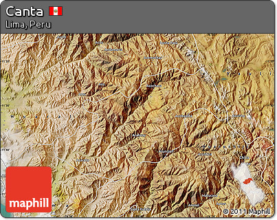 Satellite Map of Canta