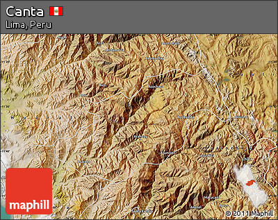 Satellite Map of Canta