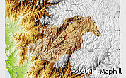 Satellite Map of Canta, physical outside