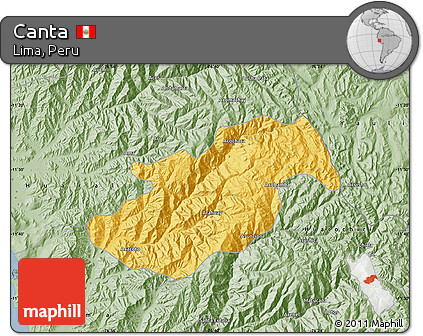Savanna Style Map of Canta