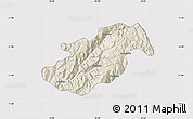 Shaded Relief Map of Canta, cropped outside