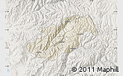 Shaded Relief Map of Canta, lighten