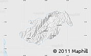 Silver Style Map of Canta, single color outside