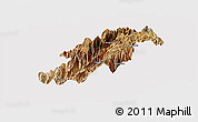 Satellite Panoramic Map of Canta, cropped outside