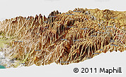 Satellite Panoramic Map of Canta