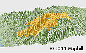 Savanna Style Panoramic Map of Canta