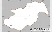 Gray Simple Map of Canta, cropped outside