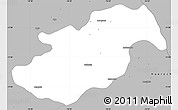 Gray Simple Map of Canta