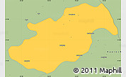 Savanna Style Simple Map of Canta