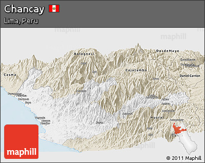 Classic Style Panoramic Map of Chancay